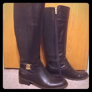 Tommy Hilfiger black boots